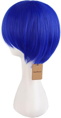 MapofBeauty Vocaloid Miku Blue 2 Ponytails Straight Long Party Costume 120cm Cosplay Wigs in Saudi Arabia