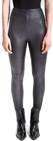 Lysse Women's Matilda Foil Legging Pants, Black, L in Kuwait
