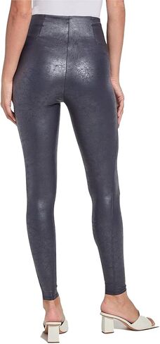 Lysse Women's Matilda Foil Legging Pants, Black, L in Kuwait