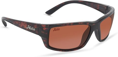 Hobie Snook Polarized Rectangular Sunglasses, Shiny Dark Brown Tort, OSFA in Kuwait