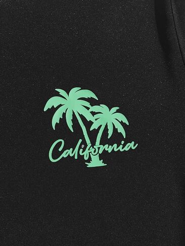 GORGLITTER Men's Two Piece Tracksuits Outfits Hawaiian Graphic Shirt and Shorts Set Light Blue and Black Medium in Saudi Arabia
