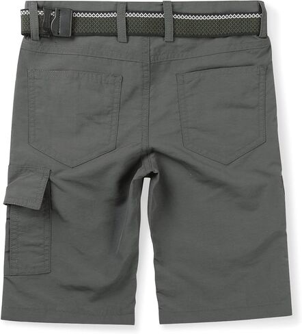 OCHENTA Boys Quick Dry Cargo Shorts Elastic Waist Athletic Shorts for Kids Outdoor Hiking Camping Fishing 1215 Army Green Tag 160 Size 10-11 in Saudi Arabia
