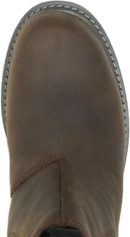 Wolverine Men's Floorhand Romeo Waterproof Chelsea Boot, Dark Brown, 10.5 in Saudi Arabia