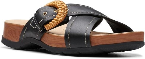 Clarks Women's Reileigh Bay Slide Sandal in Saudi Arabia