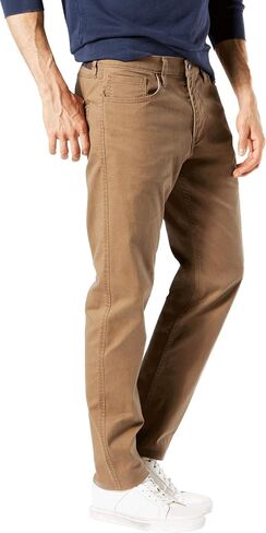 Dockers Men's Slim Fit Jean Cut All Seasons Tech Pants, (New) Egret, 34 in Saudi Arabia