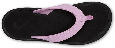 OluKai Ohana Women's Beach Sandals, Quick-Dry Flip-Flop Slides, Water Resistant, Wet Grip Soles & Compression Molded Footbed, Black/Black, 11 in Saudi Arabia