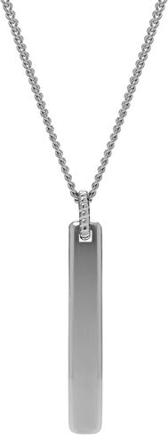 Fossil Men's Stainless Steel or Leather Necklace for Men in Saudi Arabia