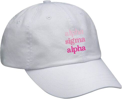 Alpha Gamma Delta Sorority Baseball Cap - Pink Gradient in Saudi Arabia