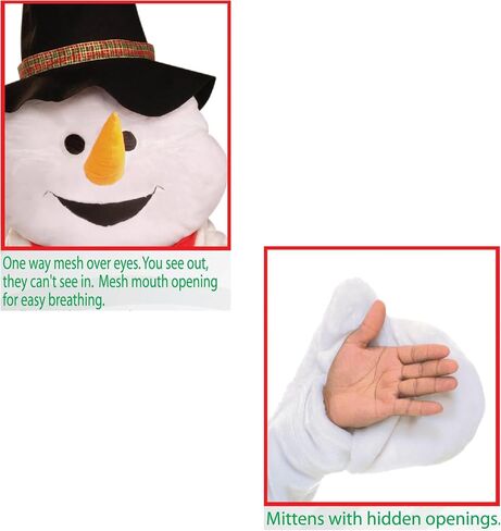Rubie's Snowman Plush Economical Mascot Adult Costume in Saudi Arabia