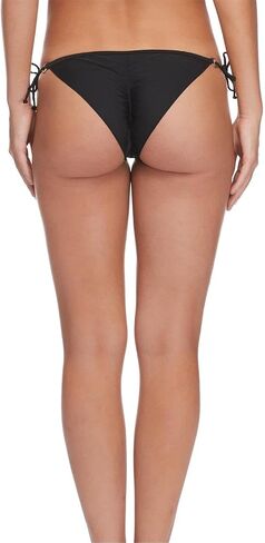 Body Glove Women's Standard Smoothies Brasilia Solid Tie Side Cheeky Bikini Bottom Swimsuit, Akebi, Small in Saudi Arabia