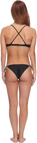 Body Glove Women's Standard Smoothies Brasilia Solid Tie Side Cheeky Bikini Bottom Swimsuit, Akebi, Small in Saudi Arabia