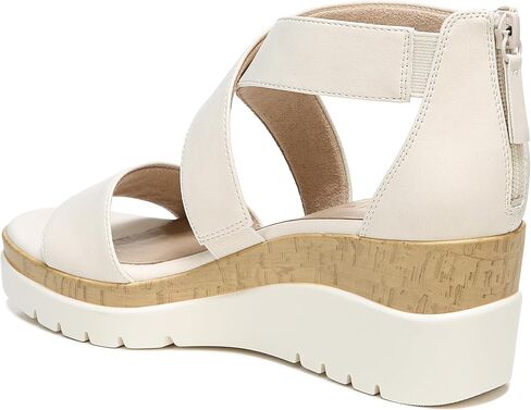 SOUL Naturalizer Womens Goodtimes Crisscross Strappy Wedge Sandal , Black Smooth, 6 M in Saudi Arabia
