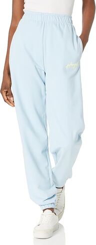 HUGO Womens Script Logo Relaxed Fit Cotton Joggers Sweatpants, Candy Pink, Small US in Saudi Arabia