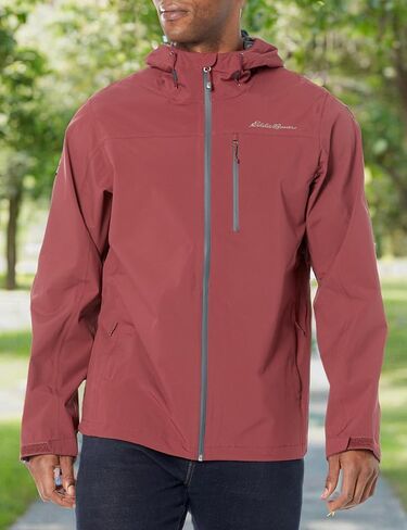 Eddie Bauer Men's Cloud Cap Stretch 2.0 Rain Jacket, Waterproof, Storm, XX-Large in Saudi Arabia