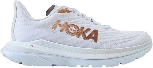 HOKA ONE ONE Mach 5 Mens Shoes Size 9.5, Color: White/Blue Glass in Saudi Arabia