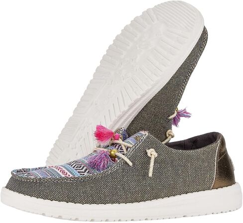 Hey Dude Wendy Vogue Women's موكاسين, أبيض, One Size in Kuwait