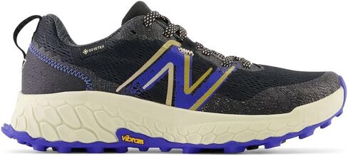 حذاء الجري Fresh Foam X Hierro V7 Trail للنساء من New Balance، أسود/أزرق بحري، عرض 7.5 in Saudi Arabia