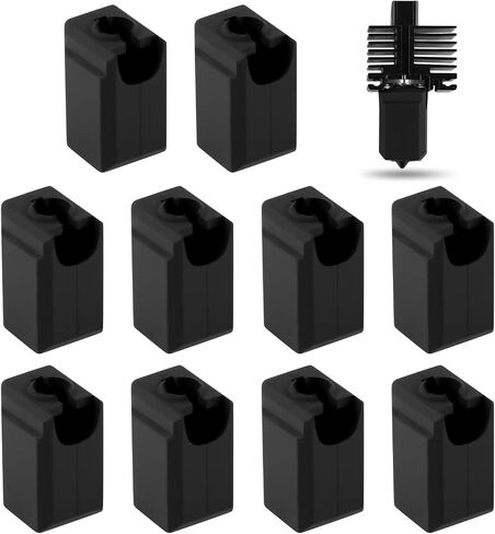 ENOMAKER Silicone Sock for Bambu Lab X1 Carbon P1P 3D Printer Extruder Hotend Protective Cover Heater Block Heat Insulation in Kuwait