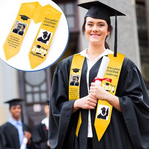 Unisex Graduation Stole Sash Sublimation Stoles for Graduation Adult Plain Blank Plain Scarf Stole for College, 60 Inch in Saudi Arabia