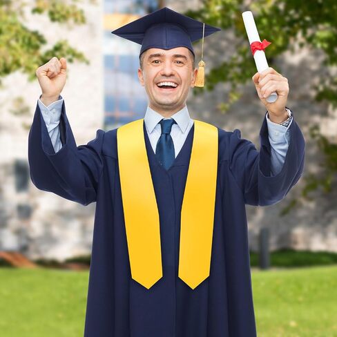 Unisex Graduation Stole Sash Sublimation Stoles for Graduation Adult Plain Blank Plain Scarf Stole for College, 60 Inch in Saudi Arabia
