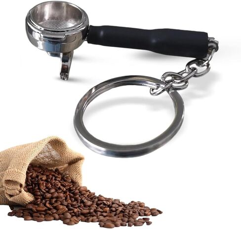 Sungaze Coffee Miniature Replica of Barista Portafilter Keychain Realistic in Kuwait