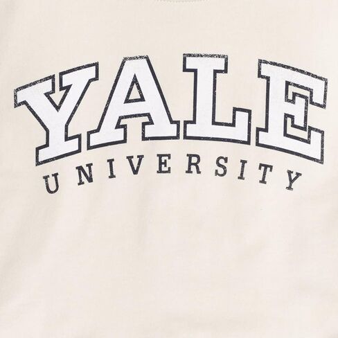 سويت شيرت صوف للفتيات من جامعة ييل، قميص قصير من الأطفال الصغار إلى الأطفال الكبار in Kuwait