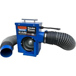 Superior 5E Flex Cordless Smoke Blower with Power-Tool Battery Adapter. Locate Leaks and Sources of Sewer Gas in DWV Drain Systems and Sewer Lines. (mil.Waukee-Style Battery Adapter)