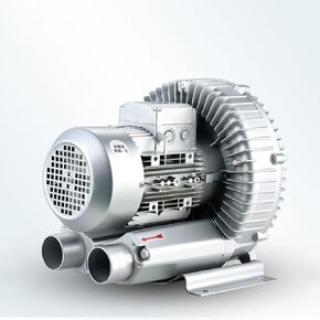 Regenerative Blower 50Hz, 110V Single Phase High-Pressure Vortex Ring Blower, Regenerative Air Pump for Sewage Aeration Aquarium 0.74HP / 1.01HP / 1.49HP(550W/0.74HP)