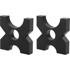 H Frame Hydraulic Shop Press Plate 4 Notch 9.75 * 9.75 * 1 in, 2Pcs 20 Ton and 32 Ton Shop Metal Press Plates Portable Metal Press Plate (9.75 * 9.75 * 1 in)