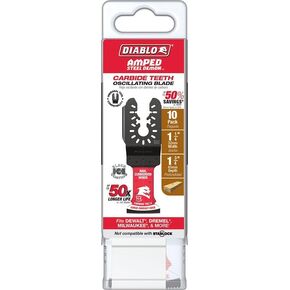 Diablo Dou125cw10 1-1/4 "Diablo AMPED ™ Demo Demon ™ Carbide Teathing Teans Flades for Dailded Wood (10 pack)