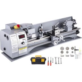 مخرطة معدنية Vevor ، 8.26 "x28.3" آلة مخرطة ، 2500 دورة في الدقيقة متغيرة التغيير 750W آلة طحن المخرطة الدقة بدون فرش