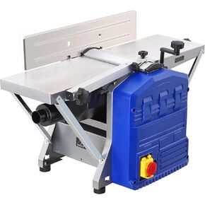 Power Benchtop Planer, TROPOW 1250W Powerful Benchtop Planer, 7.8Inch Width Worktable, Low Dust Work, Worktable Thickness Planer Low Noise Ideal for Hard and Soft Wood Planing