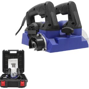 Handheld Power Planer Shovel Wall Machine 1300W 110V Electric Wall Planer Adjustable Depth Portable Roller Planer with Cable for Wallpaper Paint Putt 90° No Dead Angle (Red)