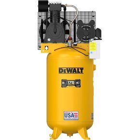 DEWALT 7.5 HP 80 gal, Industrial Duty 2 Stage Air Compressor High Max Pressure & High Flow