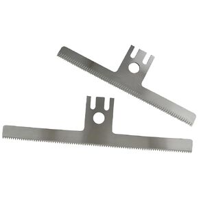 2pcs آلة الختم الأفقية لقطات الأسنان الشفرة T شكل الكربون الصلب 270x70x1.5mm لآلة التعبئة الرأسية