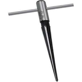 Manual Conical T-Handle Reamer 1/8-1/2 3-13mm 5-16mm Flared Chamfer Tool Reamer for Deburring and Expanding Pin Holes(Round Shank 3-13mm)