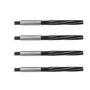 8.5mm 9mm 10mm 12mm Cutting Dia H7 HSS High Speed Steel 6 Spiral Flute Rotary Rotating Tool Milling Cutter Manual Hand Reamer(1Piece 10mm)