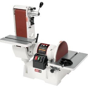 JET Benchtop 6" x 48" Belt and 12" Disc Sander, 1-1/2 HP, 115/230V 1Ph (Model JSG-6DC)