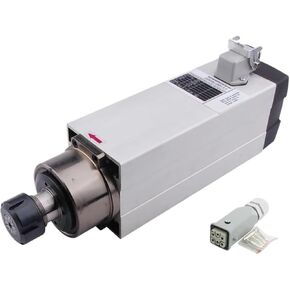 Square Air-Cooled Spindle 3.5kw ER25 220V 4 Bearing