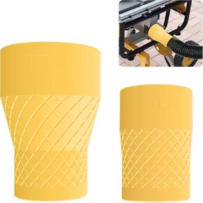 TPU Flexible Material Miter Saw Vacuum Adapter, Universal Quick Connect Dust Hose Compatible with Miter Saws, Table Saws, Sanders and Shop Vac Accessories (Fits DWV9000, DWE7491RS, DWS779)