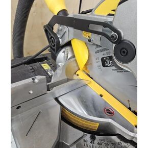 Dust collector/Dust Chute compatible with DeWalt DW713 Miter Saw (Yellow)