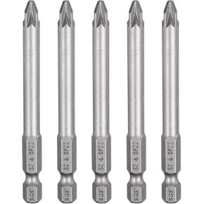 Harfington 5pcs pz1 but screwdriver بت 1/4 "سداسي سداس 75 مم/3" الطول فيليبس مغناطيسي مخزنة السداسي S2 برغي الصلب in Kuwait
