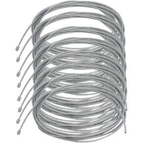 Qtqgoitem 8pcs 1.2mm Dia. 3.5M Length Lighting Light Suspension Cable Kit Hanging Chain (Model: 94b 522 def 3b7 323)