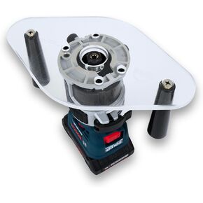 TrimFit Pro DUAL GRIP Router Base Plate, Pre-Drilled for Bosch Colt 18V Cordless Compact Router GKF18V-25