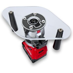 TrimFit Pro DUAL GRIP Router Base Plate, Pre-Drilled for Milwaukee M18 FUEL Compact Router 2723-20