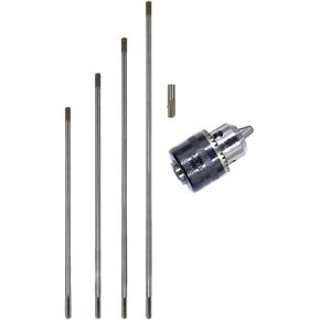 1 Set Drill Extension Connect Rod M10 Chuck Deep Hole Drilling Extension Connect Rod Hex Extention Holder Power Tool 300-600mm(500mm)