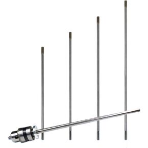 Drill Bit Extension Bar M10 Chuck Deep Hole Drilling Extension Connect Rod Hex Extention Holder 300-600mm Connect Holder Bit Rod(2)