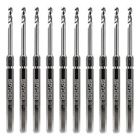 Spyder 1/2" (Hex10) HSS Hole Saw Pilot Bit, 10-Pack, 1/4" x 7-1/8" (600645-10)