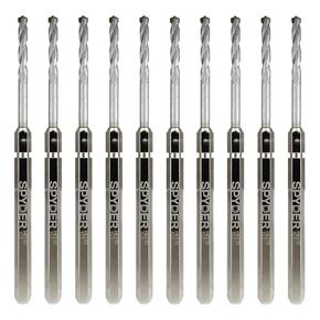 Spyder 1/2" (Hex10) Tungsten Carbide/Steel Hole Saw Pilot Bit, 10-Pack, 1/4" x 7-1/8" (600646-10)