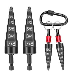 SUNJOYCO 6 in 1 Swage Tool HVAC Repairing Set with Bit Holder, Air Conditioner Copper Tube Expander Swaging Tool with 1/4" 3/8" 1/2" 5/8" 3/4" 7/8" Bits